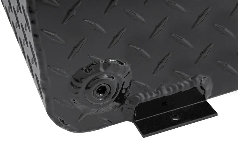 Deezee Universal Tanks - L-Shape Black Tread Aluminum (92 Gal) - Installation View