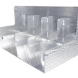 Load image into Gallery viewer, Deezee Universal Tanks - L-Shape Brite-Tread Aluminum (92 Gal) - Installation View