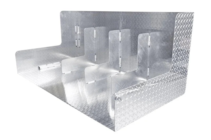 Deezee Universal Tanks - L-Shape Brite-Tread Aluminum (92 Gal) - Installation View