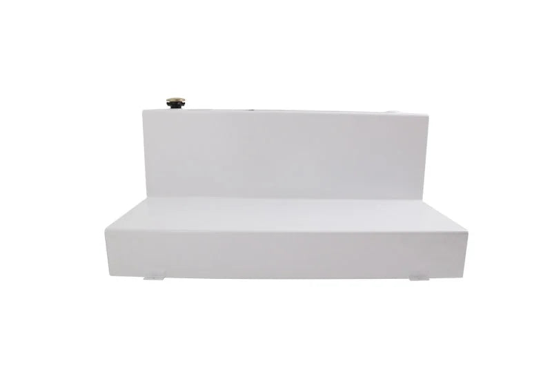 Deezee Universal Tanks - L-Shape White Steel (111 Gal) - Main Product View