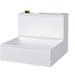Load image into Gallery viewer, Deezee Universal Tanks - L-Shape White Steel (55 Gal) - Main Product View