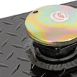 Load image into Gallery viewer, Deezee Universal Tanks - Long Rectangle Black-Tread Aluminum - Back View