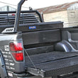 Load image into Gallery viewer, Deezee Universal Tool Box - Blue Crossover - Single Lid (Blk) - Installation View