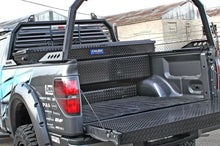 Load image into Gallery viewer, Deezee Universal Tool Box - Blue Crossover - Single Lid (Blk) - Installation View