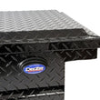 Load image into Gallery viewer, Deezee Universal Tool Box - Blue Crossover - Single Lid (Low Blk) - Back View