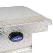 Load image into Gallery viewer, Deezee Universal Tool Box - Blue Crossover - Single Lid (Low) - Installation View