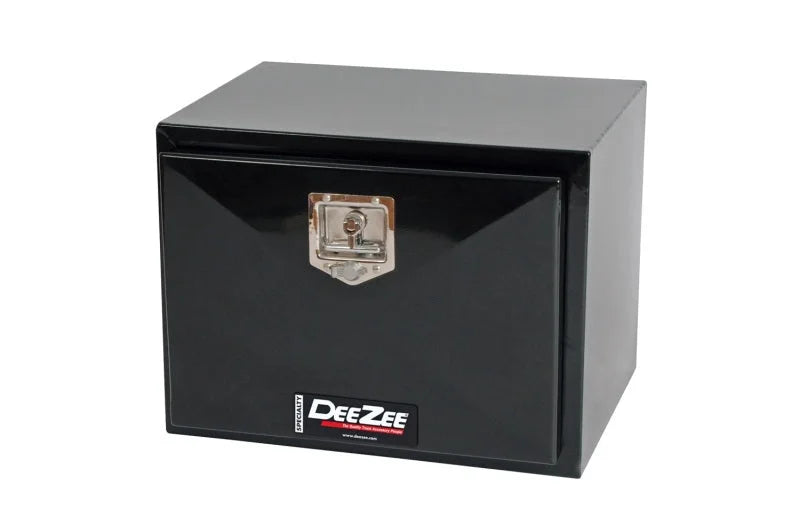 Deezee Universal Tool Box - HD Underbed Black Steel 18X18X24 - Main Product View