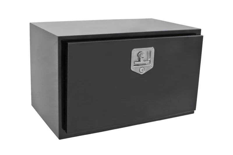 Deezee Universal Tool Box - HD Underbed Black Steel 18X18X30 - Main Product View