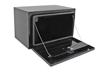Load image into Gallery viewer, Deezee Universal Tool Box - HD Underbed Black Steel 18X18X30 - Back View