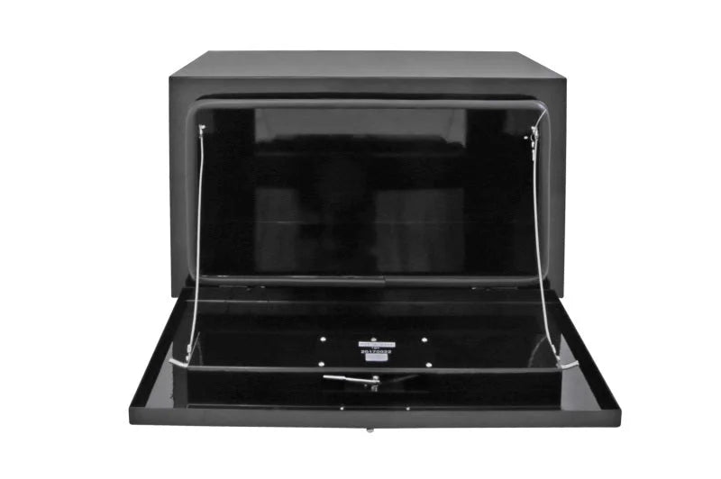 Deezee Universal Tool Box - HD Underbed Black Steel 18X18X30 - Installation View