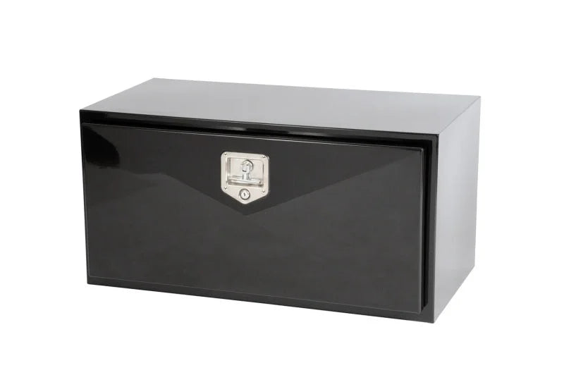 Deezee Universal Tool Box - HD Underbed Black Steel 18X18X36 - Main Product View