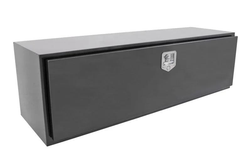 Deezee Universal Tool Box - HD Underbed Black Steel 18X18X60 - Main Product View