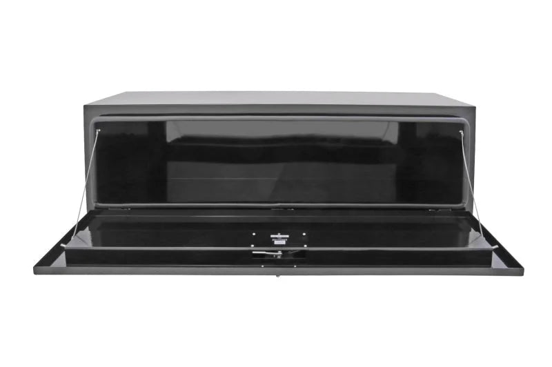 Deezee Universal Tool Box - HD Underbed Black Steel 18X18X60 - Side View