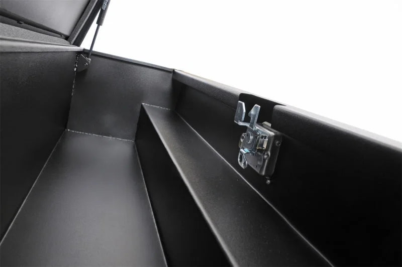 Deezee Universal Tool Box - Hardware Side Mount - Black 48In - Installation View