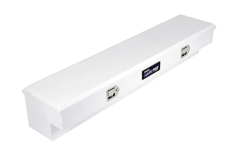 Deezee Universal Tool Box - Hardware Side Mount - Black 60In - Back View