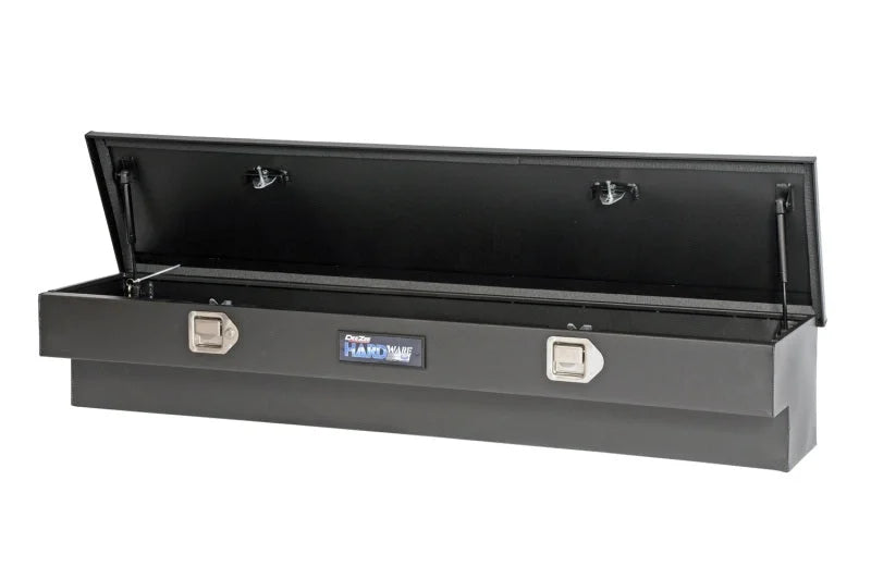 Deezee Universal Tool Box - Hardware Side Mount - Black 60In - Installation View