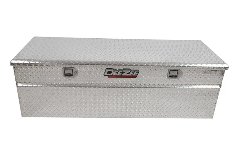 Deezee Universal Tool Box - Red Chest BT Alum - Installation View