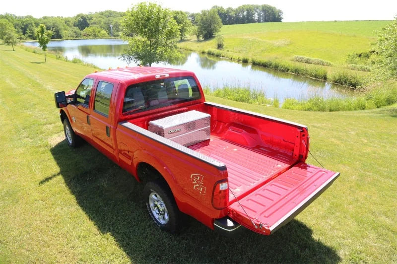 Deezee Universal Tool Box - Red Chest BT Alum 37In - Side View