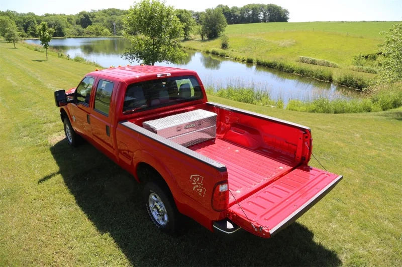 Deezee Universal Tool Box - Red Chest BT Alum 46In - Side View
