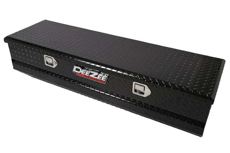 Deezee Universal Tool Box - Red Chest BT Alum 56In - Side View