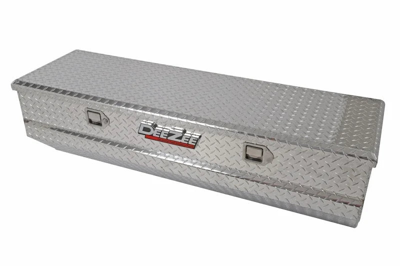 Deezee Universal Tool Box - Red Chest BT Alum 56In Slanted - Main Product View