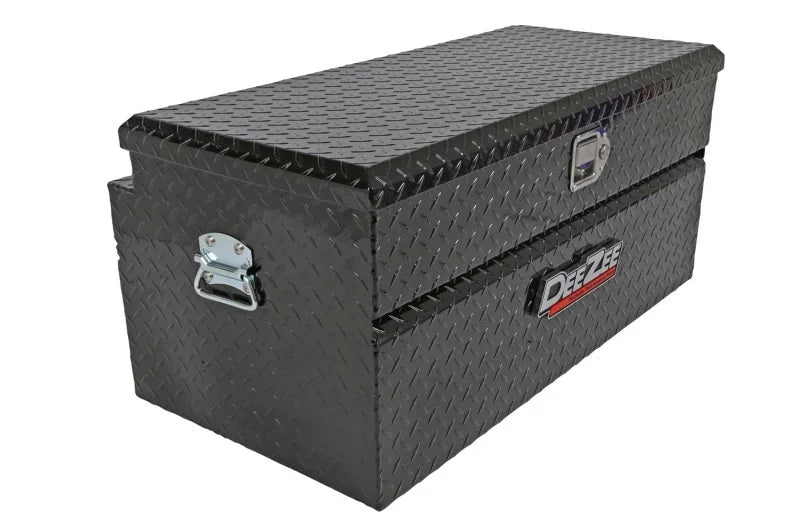 Deezee Universal Tool Box - Red Chest Black BT 37In - Installation View