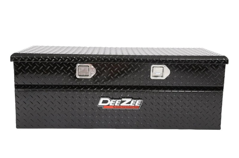 Deezee Universal Tool Box - Red Chest Black BT 46In - Installation View