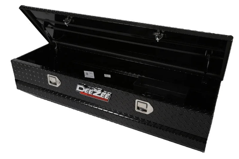 Deezee Universal Tool Box - Red Chest Black BT 56In - Installation View