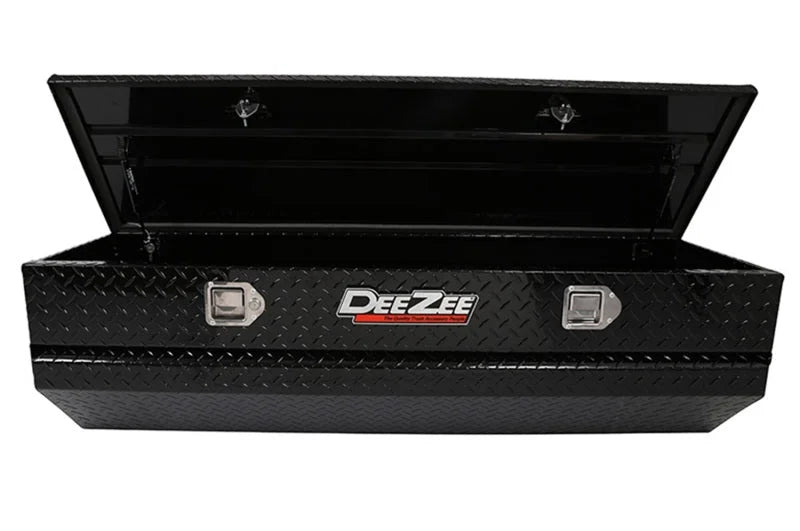 Deezee Universal Tool Box - Red Chest Black BT 56In - Side View