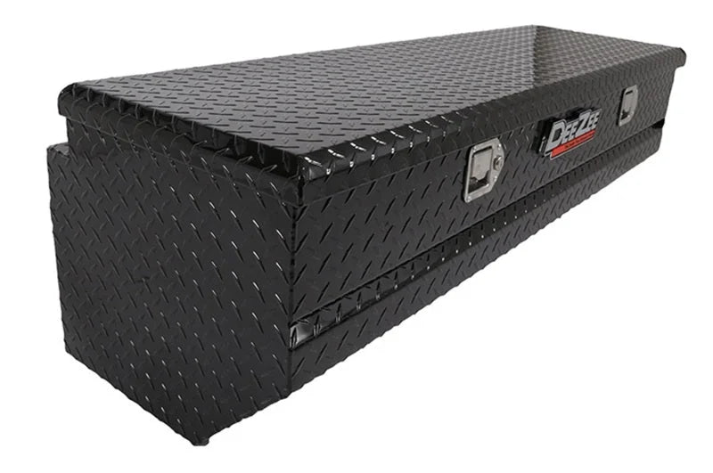 Deezee Universal Tool Box - Red Chest Black BT 56In - Installation View