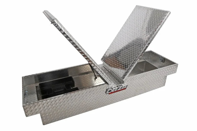 Deezee Universal Tool Box - Red Crossover - Double BT Alum Full Size - Additional View 5