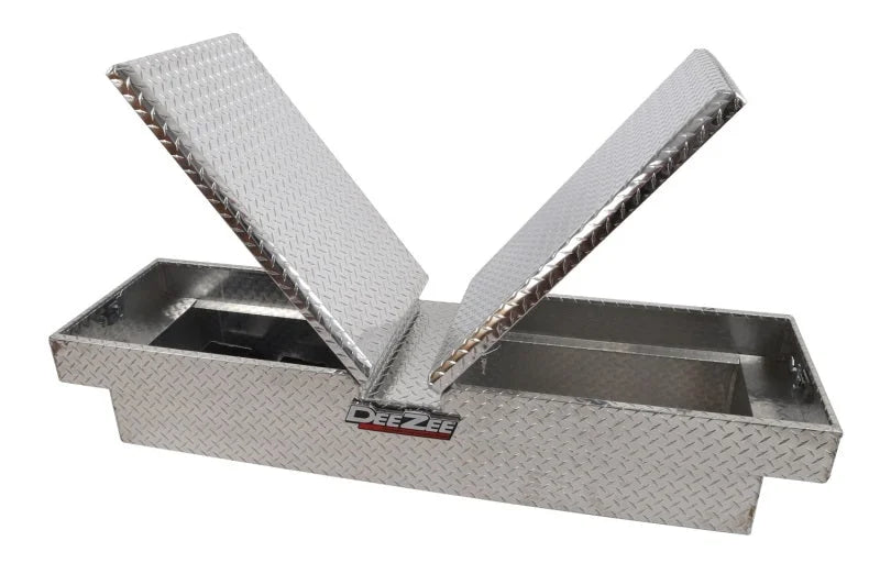 Deezee Universal Tool Box - Red Crossover - Double BT Alum Full Size - Additional View 9