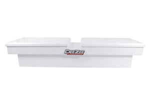 Deezee Universal Tool Box - Red Crossover - Double BT Alum (White) - Main Product View