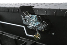 Load image into Gallery viewer, Deezee Universal Tool Box - Red Crossover - Double Black BT - Installation View