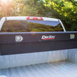 Load image into Gallery viewer, Deezee Universal Tool Box - Red Crossover - Single Lid Black BT - Installation View
