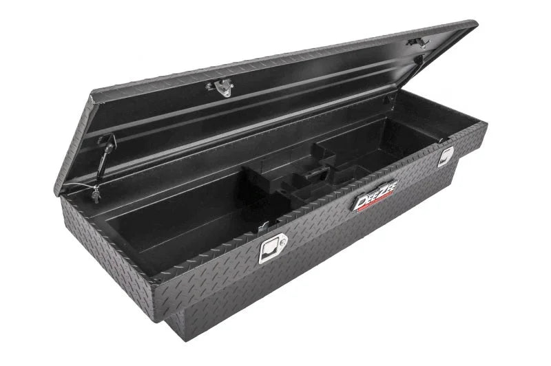 Deezee Universal Tool Box - Red Crossover - Single Lid Black BT - Additional View 8