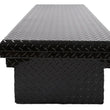Load image into Gallery viewer, Deezee Universal Tool Box - Red Crossover - Single Lid Black BT (Low) - Back View
