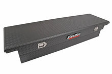 Load image into Gallery viewer, Deezee Universal Tool Box - Red Crossover - Single Lid Black BT (Low/Txt Blk) - Side View