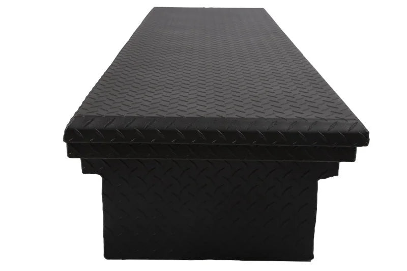 Deezee Universal Tool Box - Red Crossover - Single Lid Black BT (Low/Txt Blk) - Additional View 6