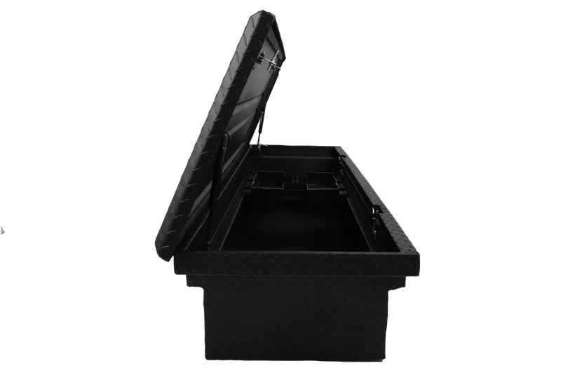 Deezee Universal Tool Box - Red Crossover - Single Lid Black BT (Low/Txt Blk) - Additional View 11