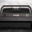 Load image into Gallery viewer, Deezee Universal Tool Box - Red Crossover - Single Lid Black BT (Txt Blk) - Side View