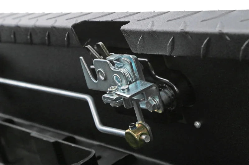 Deezee Universal Tool Box - Red Crossover - Single Lid Black BT (Txt Blk) - Additional View 5