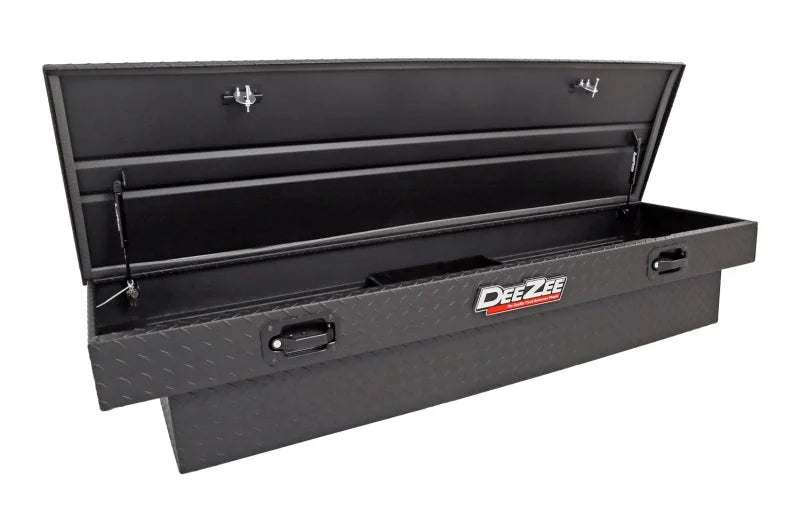 Deezee Universal Tool Box - Red Crossover - Single Lid Black BT (Txt Blk) - Additional View 7