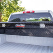 Load image into Gallery viewer, Deezee Universal Tool Box - Red Crossover - Single Lid Black BT Full Size - Side View