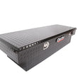 Load image into Gallery viewer, Deezee Universal Tool Box - Red Crossover - Single Lid Black BT Mid Size - Back View
