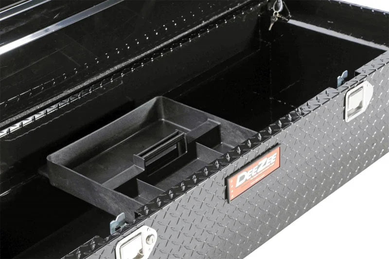 Deezee Universal Tool Box - Red Crossover - Single Lid Black BT Mid Size - Additional View 5