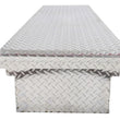 Load image into Gallery viewer, Deezee Universal Tool Box - Red Crossover - Single Lid BT Alum - Installation View