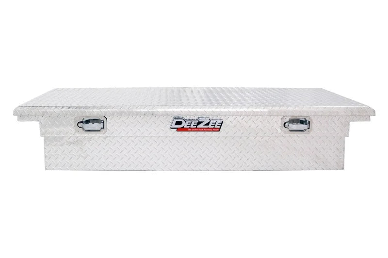 Deezee Universal Tool Box - Red Crossover - Single Lid BT Alum (Low) - Main Product View