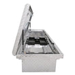 Load image into Gallery viewer, Deezee Universal Tool Box - Red Crossover - Single Lid BT Alum (Low) - Installation View