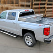 Load image into Gallery viewer, Deezee Universal Tool Box - Red Crossover - Single Lid BT Alum Full Size - Installation View